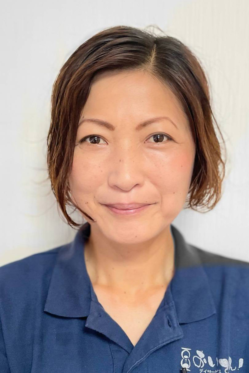 デイサービス おいでん！3丁目 管理者 濱島 麻里